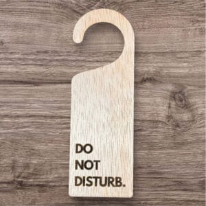 Do not disturb deurhanger - laat je niet meer storen